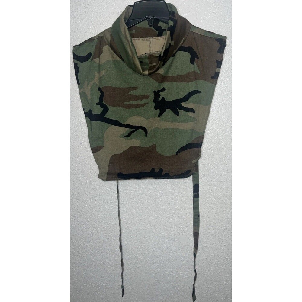Impulsive Cowl Neck Sleeveless Crop Top Vest Women Sz Med. Camouflage